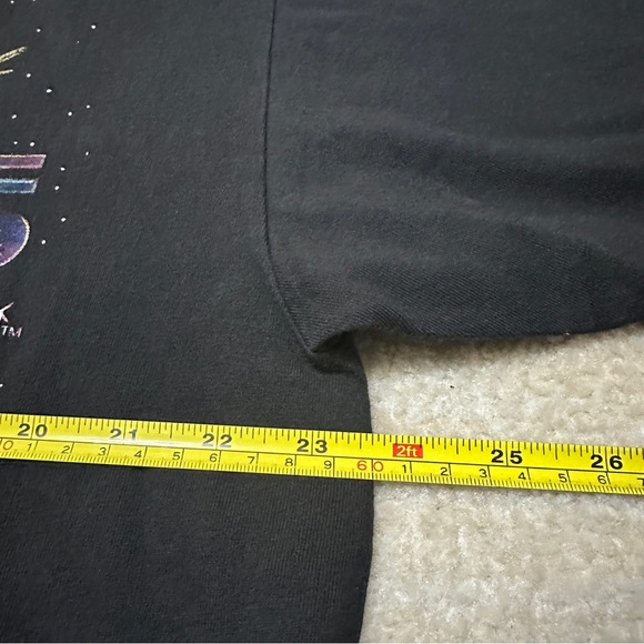 Vintage Star Wars XL T-shirt Behind The Masks World Tour 1996-1997 Vader RARE - Picture 6 of 7